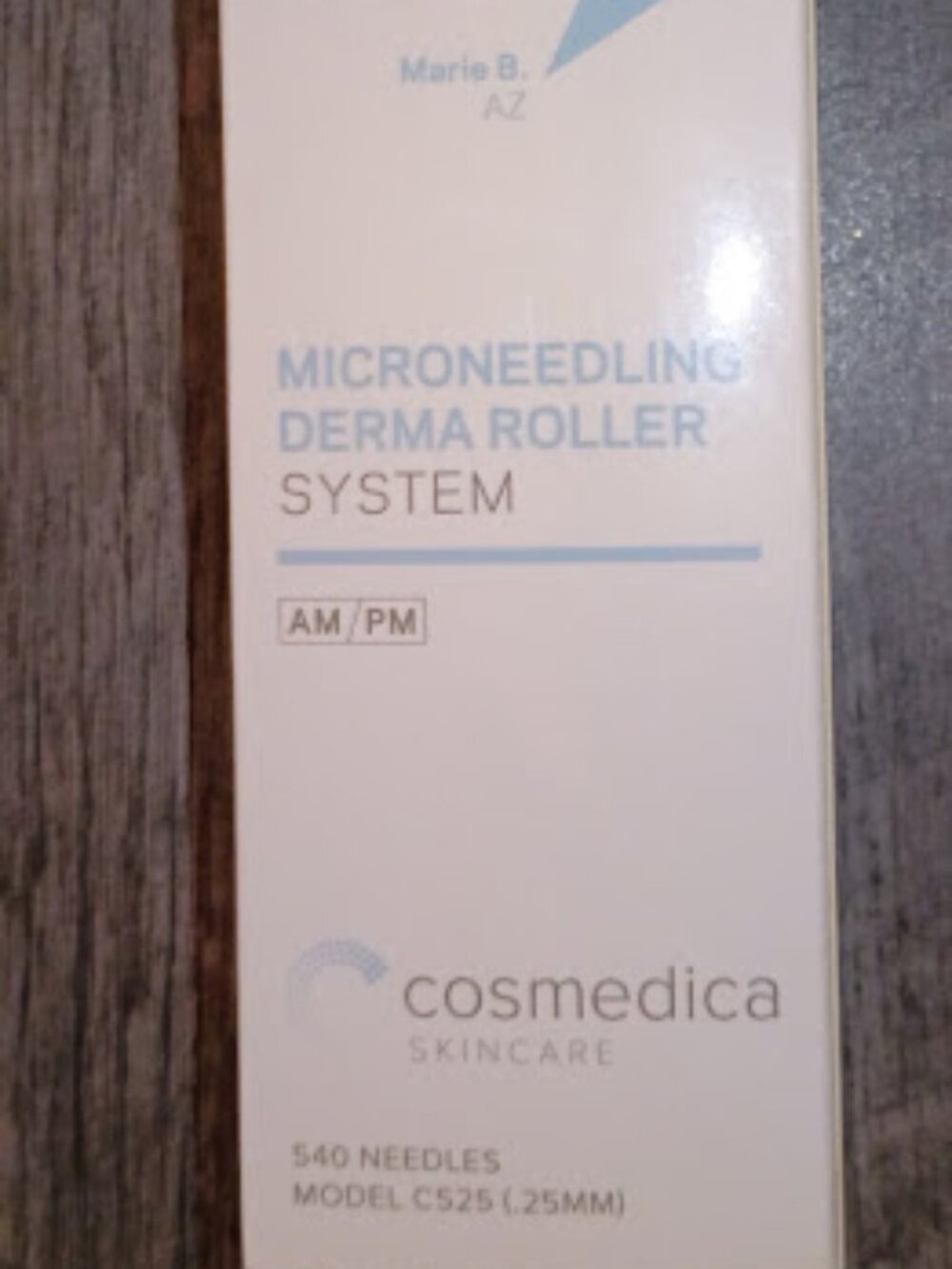 NIB Cosmedica Skincare Microneedling Derma Roller System - 540 Needles 0.25mm